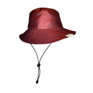 bucket hat granate de la marca elas collection