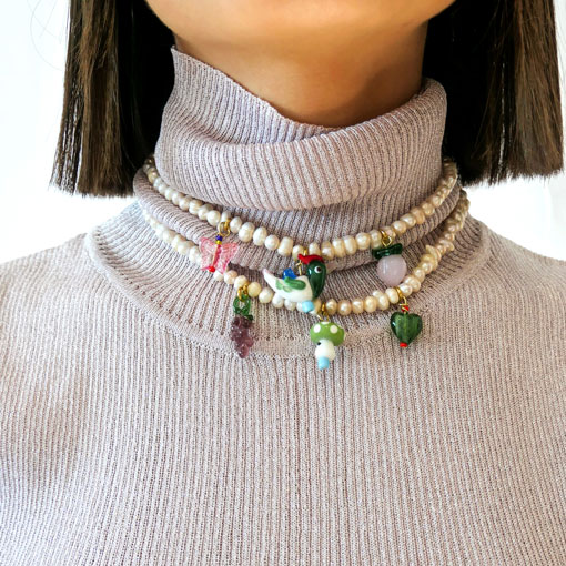 detalle collar fantastic life de la marca elas collection