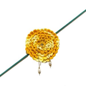 collar flor crochet de la marca elas collection