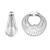 pendientes muelle plateado de la marca elas collection