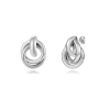 pendientes vintage doble plateado de la marca elas collection
