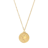 collar acero moneda margaret de la marca elas collection