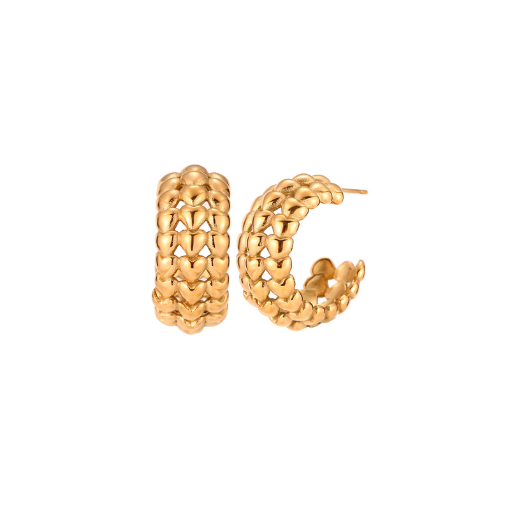 pendientes aro dorado clementine de la marca elas collection